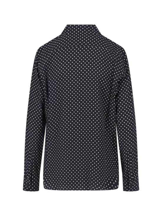 26FW 닐리로탄 탑 12035 W1724OBSIDIAN IVORY POLKA DOT Black - NILI LOTAN
