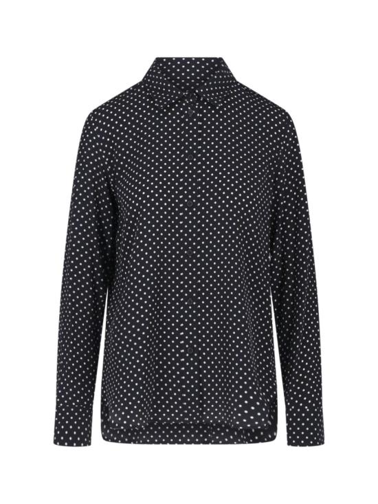 26FW 닐리로탄 탑 12035 W1724OBSIDIAN IVORY POLKA DOT Black
