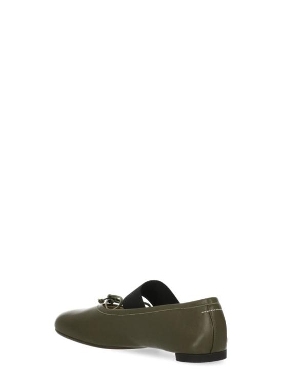 26FW MM6 메종마르지엘라 아나토믹 뉴메릭 발레리나 플랫 슈즈 S59WZ0099P3628T7010 Green - MM6 MAISON MARGIELA