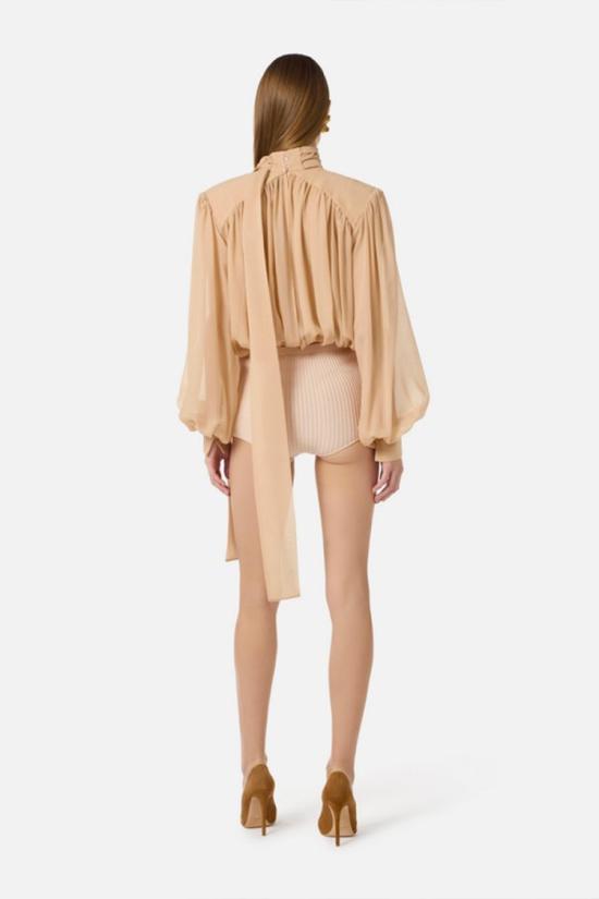 26SS 엘리자베타프랜치 탑 CB00663E2EA140 Neutrals - ELISABETTA FRANCHI