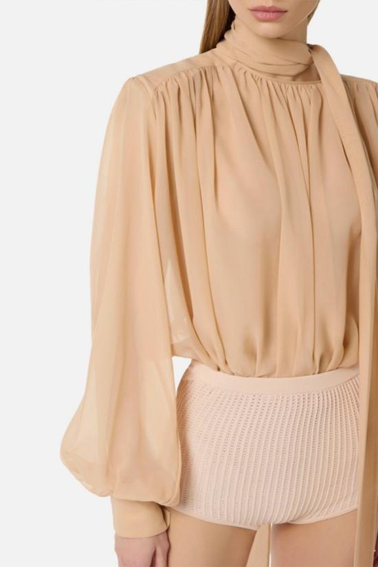 26SS 엘리자베타프랜치 탑 CB00663E2EA140 Neutrals - ELISABETTA FRANCHI