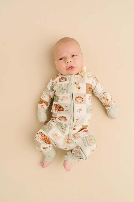  [키즈] Little One Shop 라운지 웨어 키즈 리틀 원 샵 고슴도치 패치워크 대나무 슬리퍼 - OTHER BRANDS