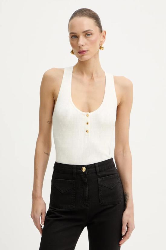 26SS 엘리자베타프랜치 탑 TK75B61E236044 Neutrals - ELISABETTA FRANCHI