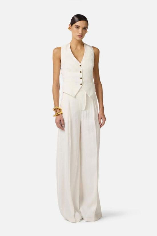 26SS 엘리자베타프랜치 자켓 GL00862E236042 White - ELISABETTA FRANCHI