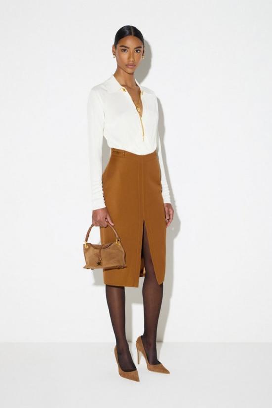26FW 엘리자베타프랜치 탑 BK03S66E219338 White - ELISABETTA FRANCHI