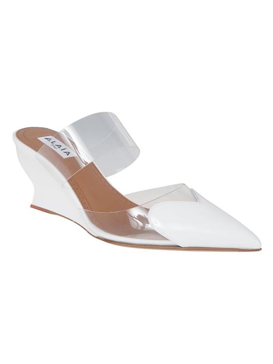 26FW 알라이아 샌들 AA3M3013CK150 010 White - ALAIA
