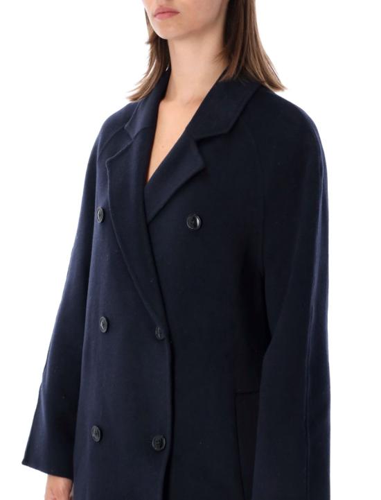 26FW 루루 드 세종 코트 IRVINNAVY Black - LOULOU DE SAISON
