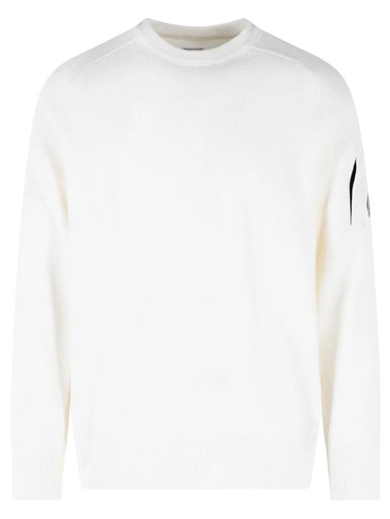 26FW 씨피 컴퍼니 스웨터 21CMKN085A 110149A 103 GAUZE WHITE DOM