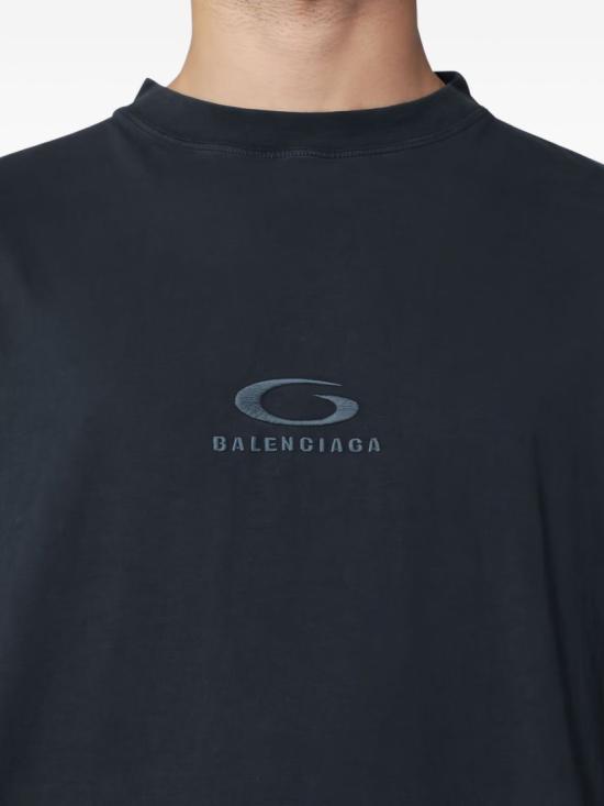 26FW 발렌시아가 반팔 티셔츠 850345TVVK21041 Black - BALENCIAGA