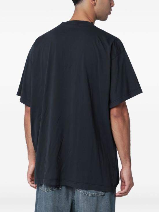 26FW 발렌시아가 반팔 티셔츠 850345TVVK21041 Black - BALENCIAGA