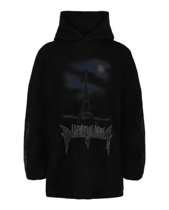  발렌시아가 탑 744435 TOVJ4 1000 00002 2X Black