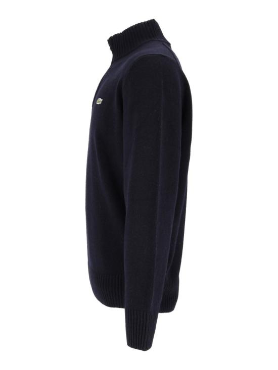 26FW 라코스테 방모 반집업 스웨터 AH3052 00 Black - LACOSTE