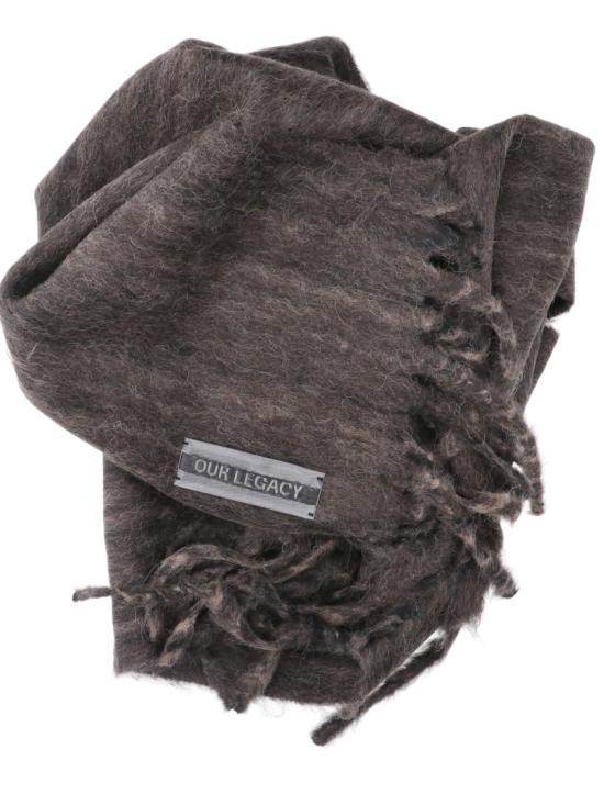 26FW 아워레가시 머플러/스카프 A4268ECCHOCO PRESSED WAVE ALPACA Brown - OUR LEGACY