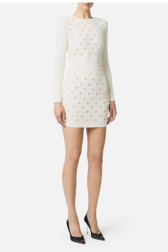 25FW 엘리자베타프랜치 원피스 AM25S57E2DZ944 White - ELISABETTA FRANCHI