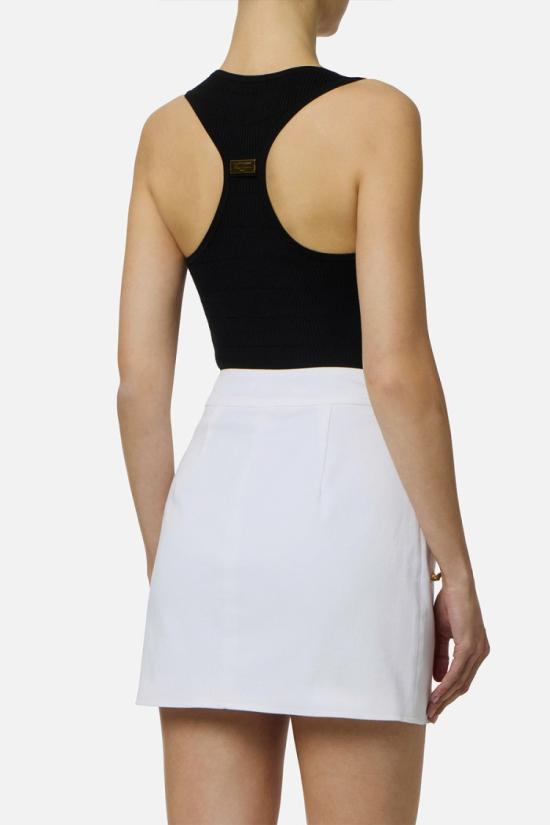 26SS 엘리자베타프랜치 탑 TK75B61E211042 Black - ELISABETTA FRANCHI