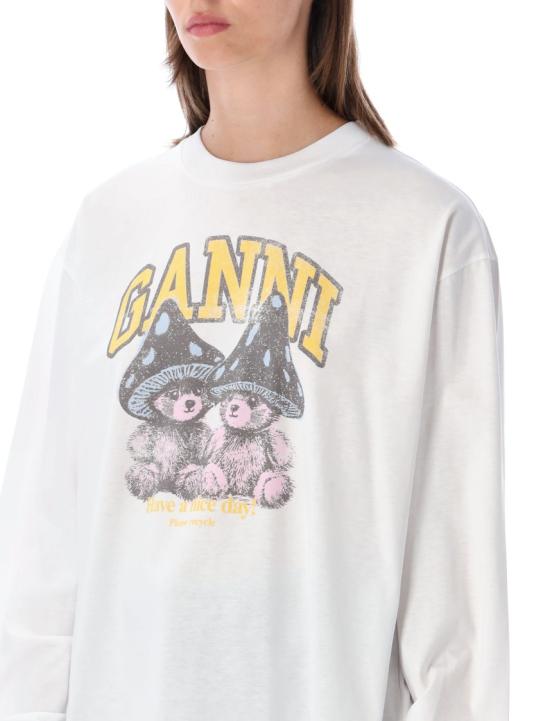 26FW 가니 탑 A105030411026151 White - GANNI