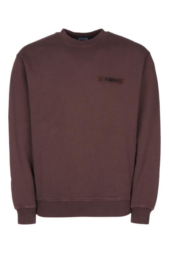 26FW 자크뮈스 그로그랭 스웨트 셔츠 SSM00206AJ00126 850 Brown