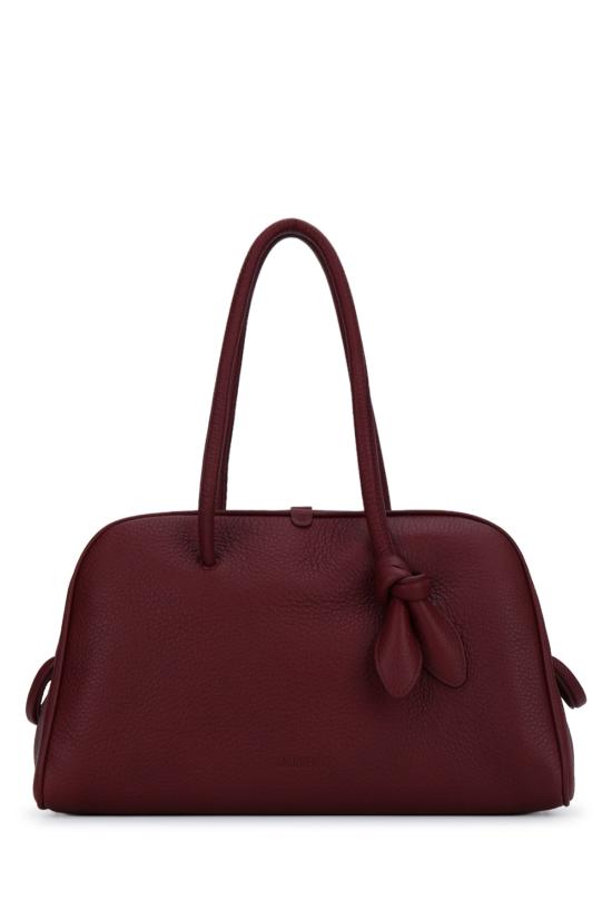 26FW 자크뮈스 투리스모 소프트 볼링백 BAU00417AC03A03 490 BURGUNDY