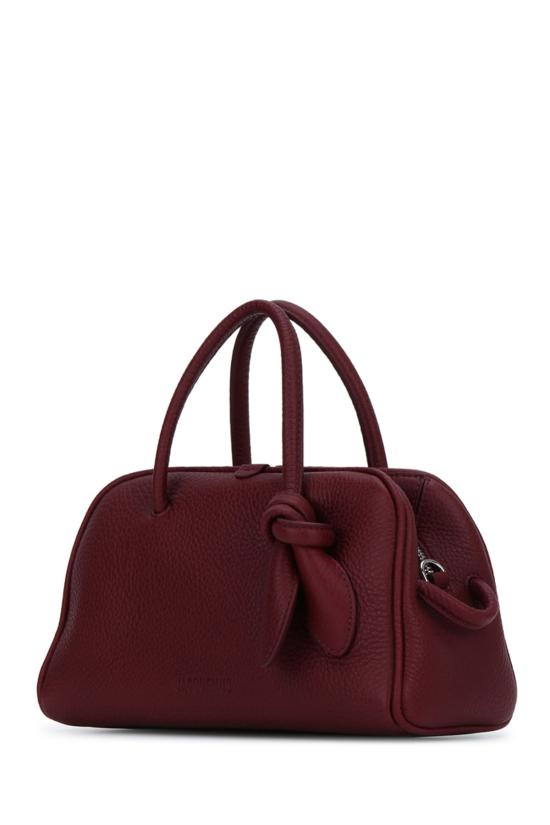 26FW 자크뮈스 TURISMO 투리스모 소프트 스몰 볼링 토트벡 BAW00416AC03A03 490 BURGUNDY - JACQUEMUS