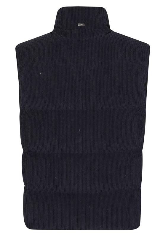 26FW 에르노 코듀로이 베스트 PI001374U 12913 Black - HERNO