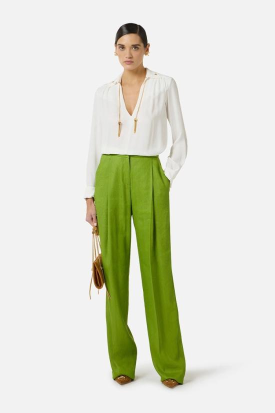 26SS 엘리자베타프랜치 탑 CA15962E236040 White - ELISABETTA FRANCHI