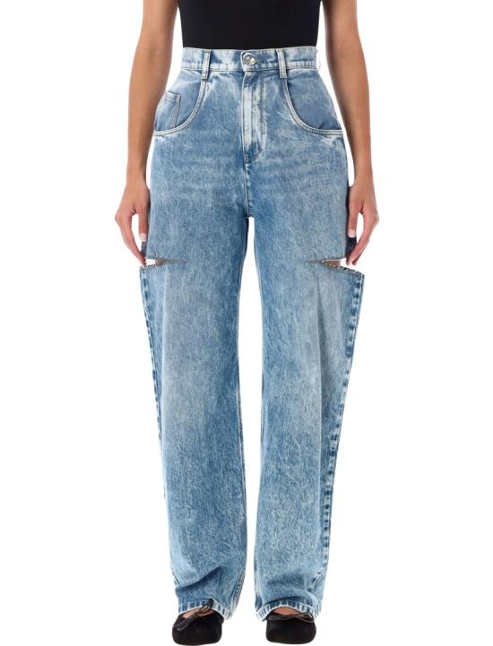 26FW 마르지엘라 코인 슬래쉬 디테일 진 S51LA0051S30513470 Blue