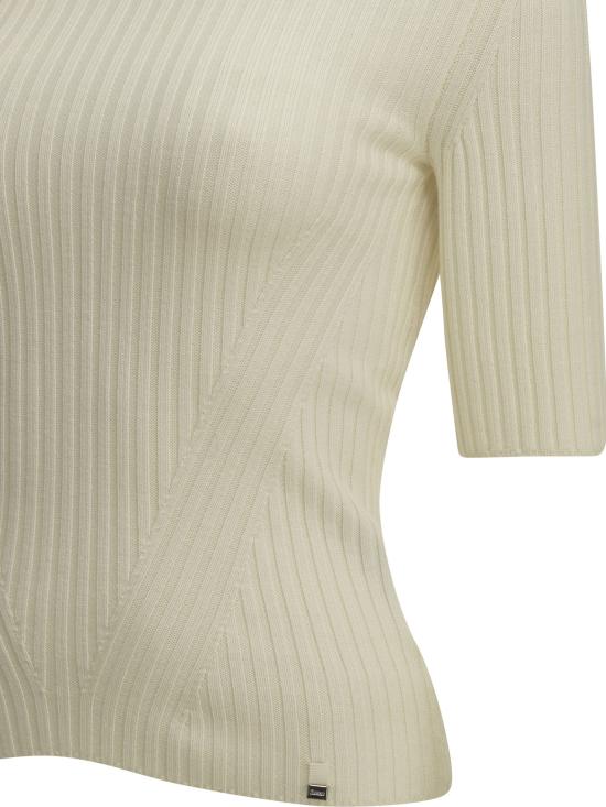 26FW 에르노 리브 스티치 울 터틀넥 ML000085D703871000 White - HERNO