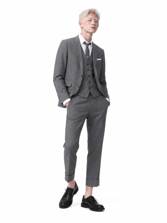 26FW 톰브라운 스트레이트 팬츠 MTC001A00626 035 MED GREY - THOM BROWNE