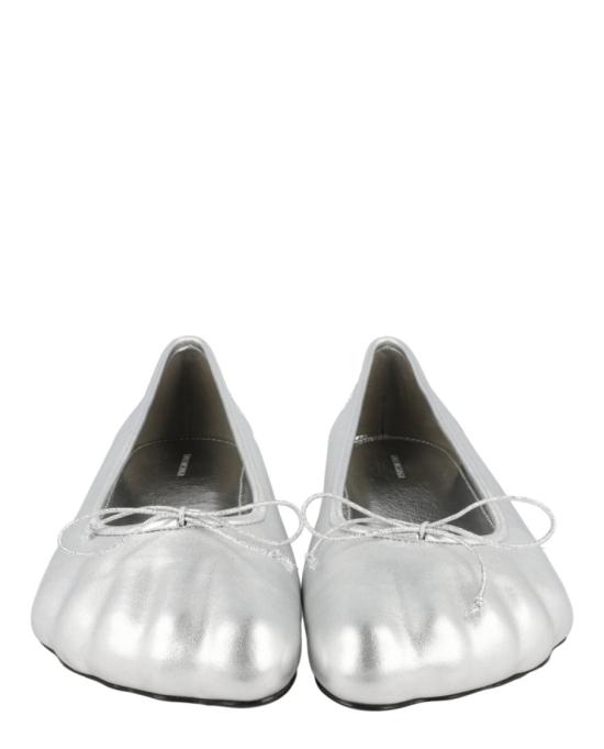  발렌시아가 플랫 슈즈 714260 WBFA1 8001 00025 37 White - BALENCIAGA
