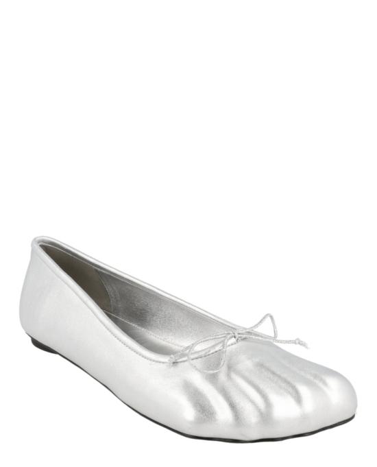  발렌시아가 플랫 슈즈 714260 WBFA1 8001 00025 37 White - BALENCIAGA