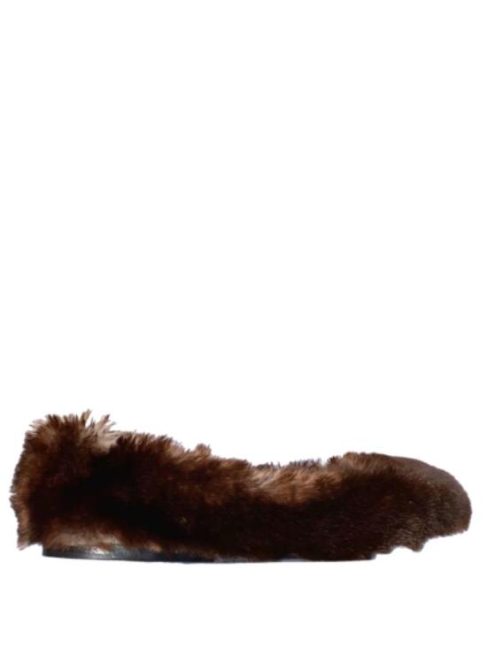 26FW 라 로즈 플랫 슈즈 EWPQ17 BROWN