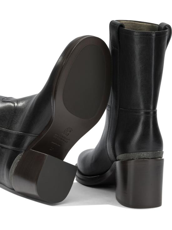 26FW 브루넬로 쿠치넬리 부츠 MZSLC3358C101 Black - BRUNELLO CUCINELLI