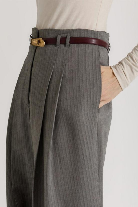 26FW 알베르타 페레티 팬츠 889781538052 Grey - ALBERTA FERRETTI
