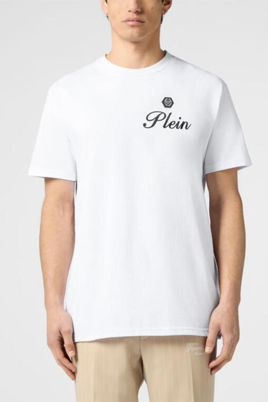 26SS 필립 플레인 반팔 티셔츠 4069622626247 White - PHILIPP PLEIN