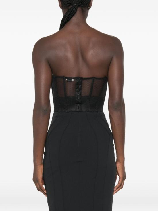 26FW 엘리자베타프랜치 탑 TO07567E2110 Black - ELISABETTA FRANCHI