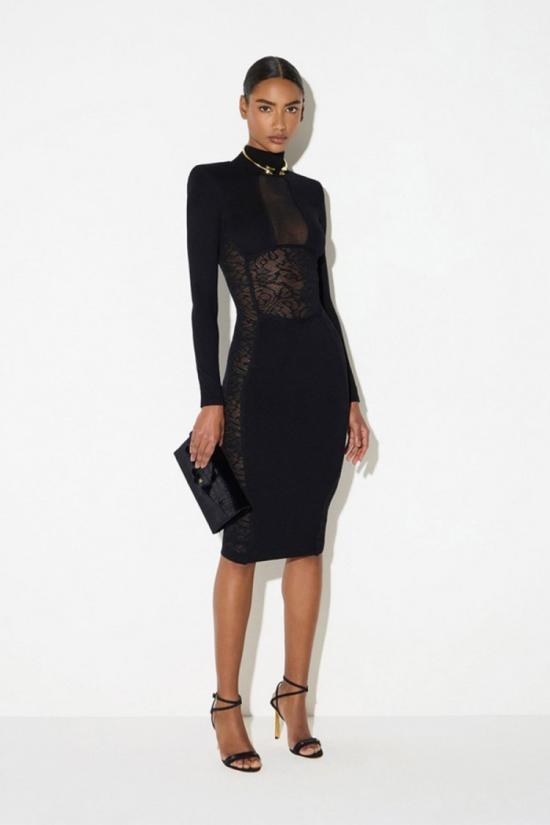 26FW 엘리자베타프랜치 원피스 AM28Q66E211040 Black - ELISABETTA FRANCHI