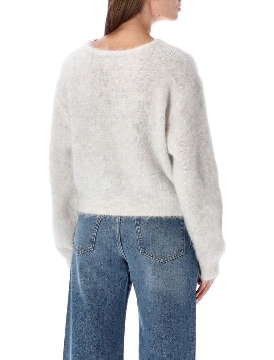 26FW 아메리칸 빈티지 니트웨어 NIB18APOLAR CHIN White - AMERICAN VINTAGE