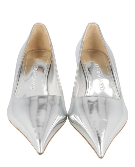  살바토레 페라가모 힐/펌프스 01G845 767502 1C 00027 7 Silver - SALVATORE FERRAGAMO