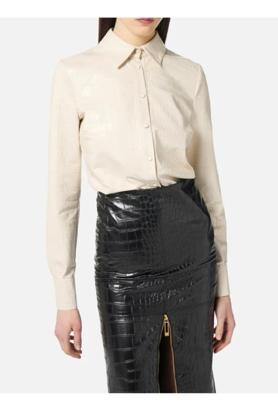 25FW 엘리자베타프랜치 탑 CA13658E2DZ940 Neutrals - ELISABETTA FRANCHI