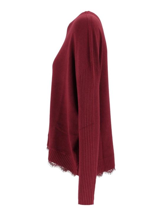 26FW 에르마노 설비노 니트웨어 D49EM005EP2 Red - ERMANNO SCERVINO