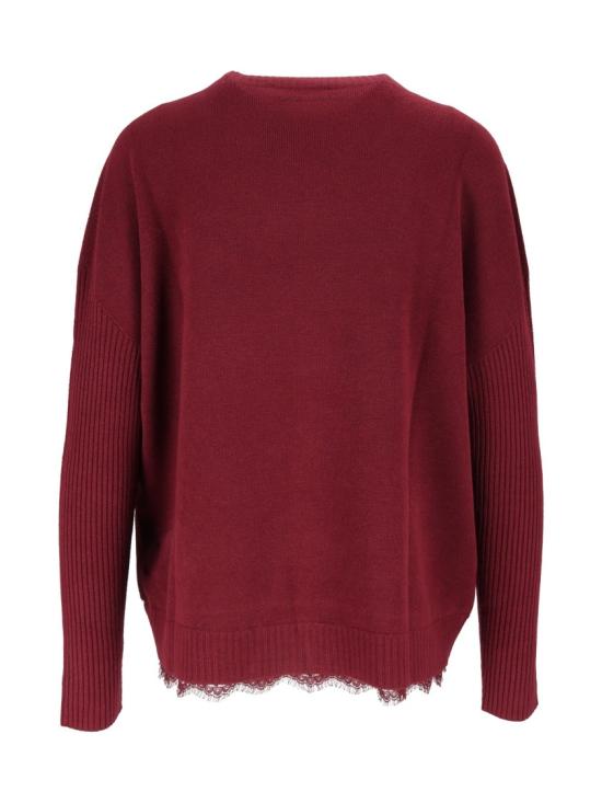26FW 에르마노 설비노 니트웨어 D49EM005EP2 Red - ERMANNO SCERVINO