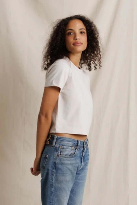  퍼펙트 화이트 티 반팔 티셔츠 세이지 저지 티셔츠 - PERFECT WHITE TEE