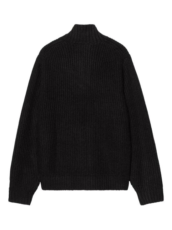 26FW 칼하트 WIP 디트로이트 하프 집 스웨터 I03539889XX Black - CARHARTT WIP