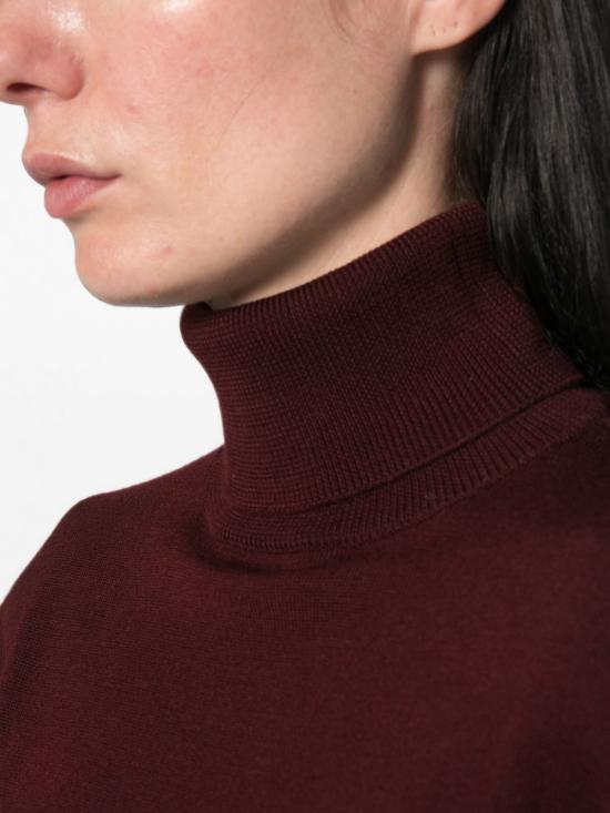 26FW 더프랭키샵 스웨터 KNFS21122711BURGUNDY - THE FRANKIE SHOP