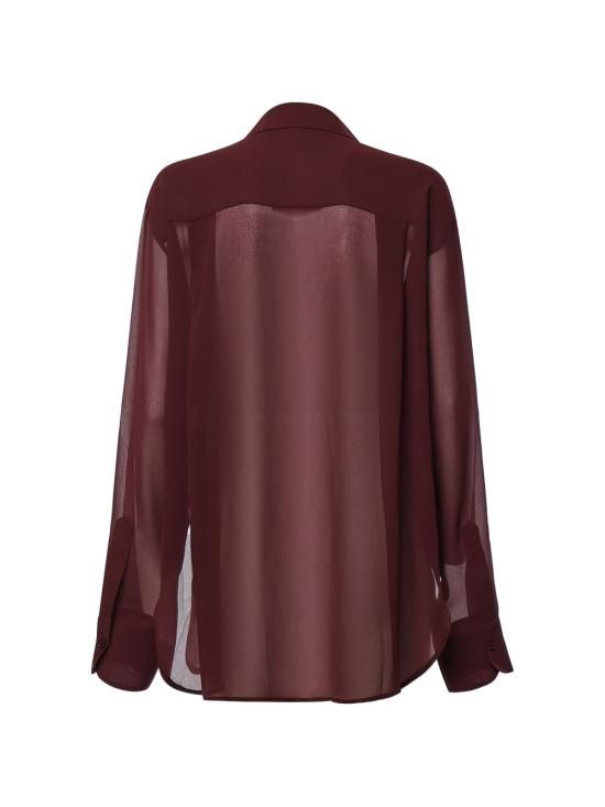 26FW 더프랭키샵 셔츠 CHFS173697110BURGUNDY - THE FRANKIE SHOP
