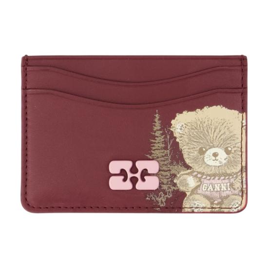 26FW 가니 가죽소품 B3010375436 BURGUNDY