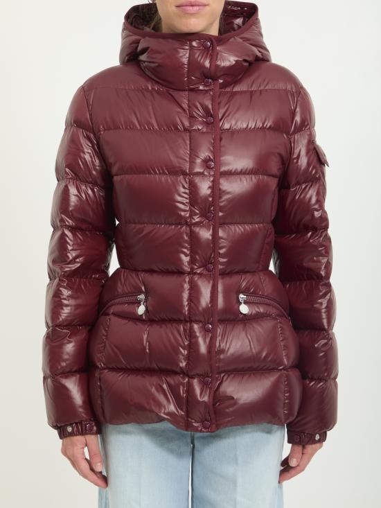 26FW 몽클레어 바란테 후드 쇼트 다운 재킷 L20931A00143597Z8464 Burgundy