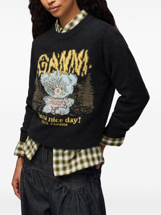 26FW 가니 스웨터 A1150058252 PHANTOM - GANNI