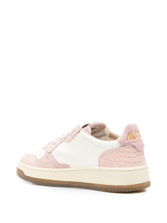 26FW 오트리 메달리스트 로우 레더 스니커즈 AULWCZ03MARSHMALLOWPINK - AUTRY