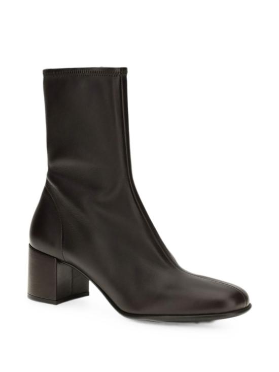 26FW 프라다 스트레치 나파 레더 앵클 부츠 1U233OL68F055F0003 Black - PRADA